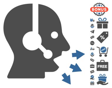 İşleç simgesi ücretsiz Bonus ile konuşmak