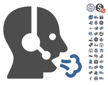 Operatör konuşma simgesini ücretsiz bonus