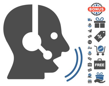 Operatör konuşma simgesini ücretsiz bonus