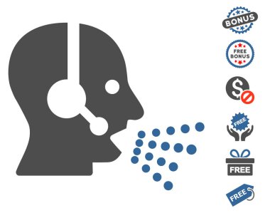 Operatör konuşma simgesini ücretsiz bonus