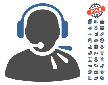 Operatör konuşma simgesini ücretsiz bonus