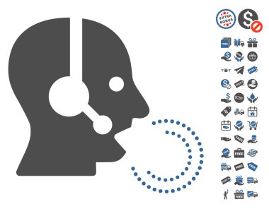 Operatör konuşma simgesini ücretsiz bonus