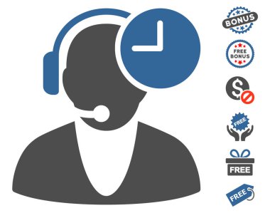 İşleç saat simgesini ücretsiz bonus