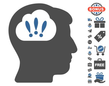 Ücretsiz Bonus ile sorun beyin fırtınası simgesi