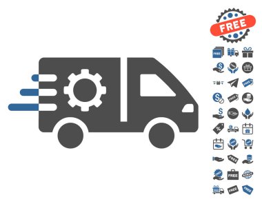 Ücretsiz Bonus ile hizmet araba simgesi