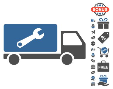 Ücretsiz Bonus ile hizmet araba simgesi