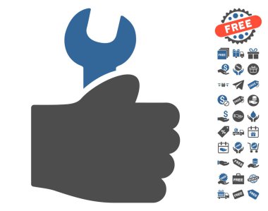 Hizmet el simgesi ücretsiz bonus