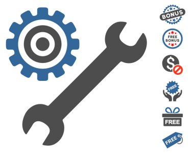 Ücretsiz Bonus simgesiyle hizmet araçları