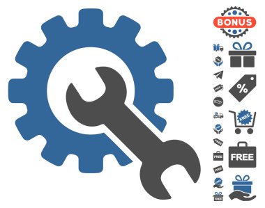 Ücretsiz Bonus simgesiyle hizmet araçları