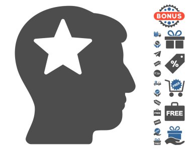 Ücretsiz Bonus ile yıldız kafa simgesi