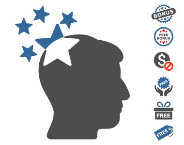 Yıldız kafa simgesi ücretsiz Bonus ile vurmak