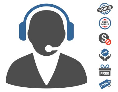 Ücretsiz Bonus ile destek işleç simgesi