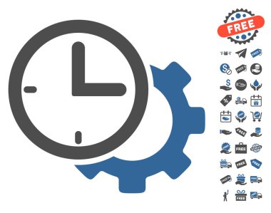 Zaman kurulum dişli simgesini ücretsiz bonus