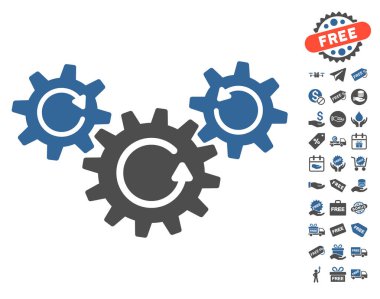 İletim tekerlekler döndürme simgesi ücretsiz bonus