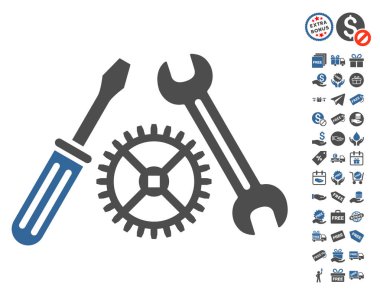 Service simgesini Ücretsiz Bonus ile ayarlama