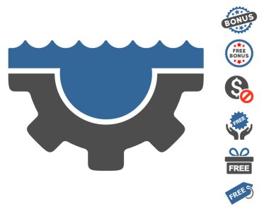 Su Servisi dişli simgesini ücretsiz bonus
