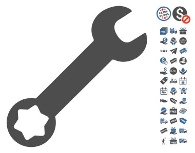 İngiliz anahtarı simgesini ücretsiz bonus