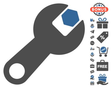 İngiliz anahtarı simgesini ücretsiz bonus