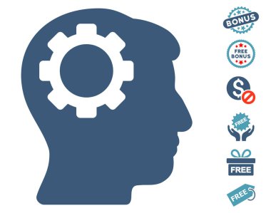 Beyin dişli simgesini ücretsiz bonus