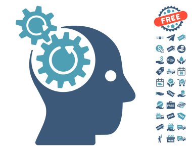 Beyin Gears döndürme simgesi ücretsiz bonus