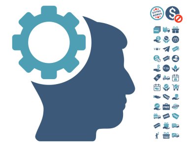 Beyin dişli simgesini ücretsiz bonus