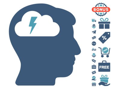 Beyin fırtınası simgesi ücretsiz bonus