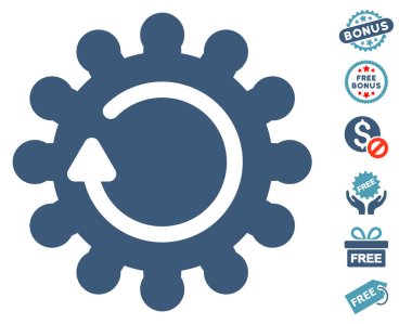 COG döndürme simgesi ücretsiz bonus