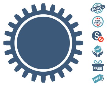 Ücretsiz Bonus dişli simgesiyle