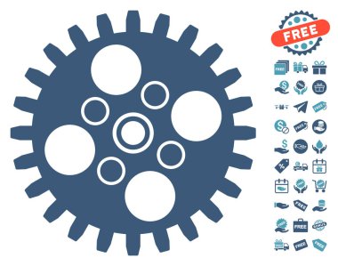 Ücretsiz Bonus dişli simgesiyle