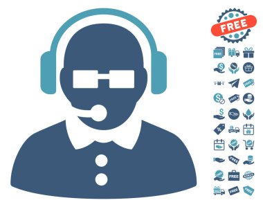 Ücretsiz Bonus ile kadın işleç simgesi