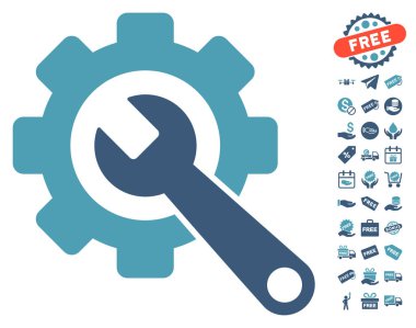 Dişli ve ücretsiz Bonus ile Wrench kutsal kişilerin resmi