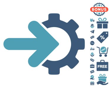 Dişli Tümleştirme simgesini ücretsiz bonus