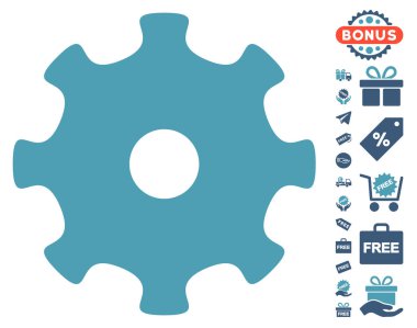 Dişli simgesini ücretsiz bonus