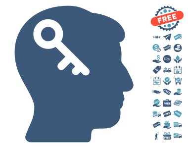 Kafa simgesi ücretsiz Bonus ile anahtar