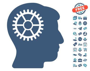 Ücretsiz Bonus ile akıl Cog simgesi