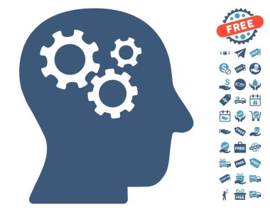 Ücretsiz Bonus ile akıl Gears simgesi