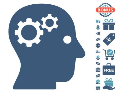 Ücretsiz Bonus ile akıl Gears simgesi