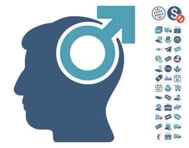 Ücretsiz Bonus ile akıl kudret simgesi