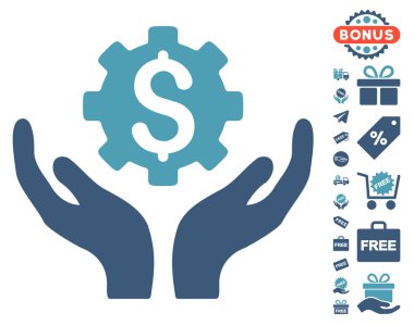 Ücretsiz Bonus ile bakım fiyat simgesi