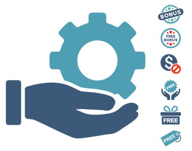 Mekanik vites hizmet el simgesi ücretsiz bonus