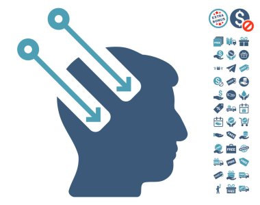 Sinirsel arayüz simgesi ücretsiz bonus