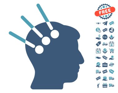 Sinirsel arayüz simgesi ücretsiz bonus