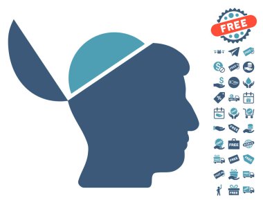 Ücretsiz Bonus ile açık beyin simgesi