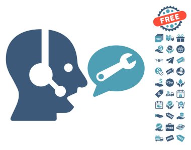 Operatör hizmeti ileti simgesi ücretsiz bonus