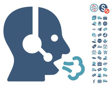 Operatör konuşma simgesini ücretsiz bonus