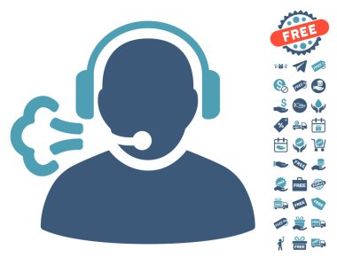 Operatör konuşma simgesini ücretsiz bonus