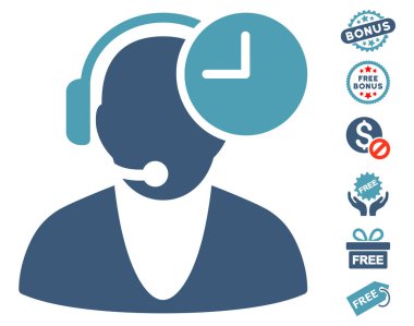 İşleç saat simgesini ücretsiz bonus