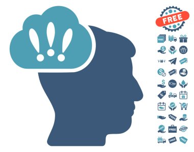 Ücretsiz Bonus ile sorun beyin fırtınası simgesi