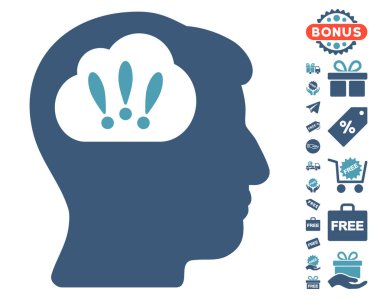 Ücretsiz Bonus ile sorun beyin fırtınası simgesi