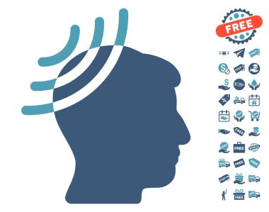 Ücretsiz Bonus ile radyo Resepsiyon kafa simgesi